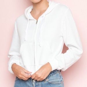 White Crystal Hoodie Brandy Melville💟